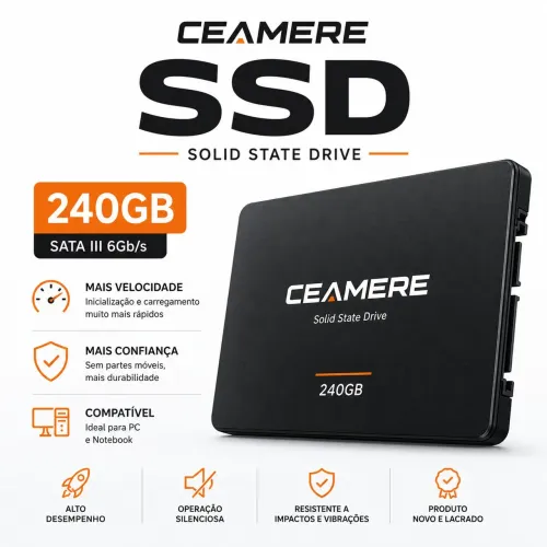 SSD Ceamere de 240 GB Lacrado!! 