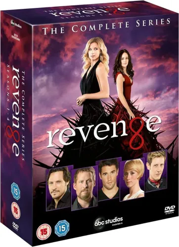 DVD Usado Box Serie Revenge da Primeira a quarta temporada