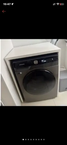 Bancada Balcão Para Embutir Lava E Seca Lavanderia