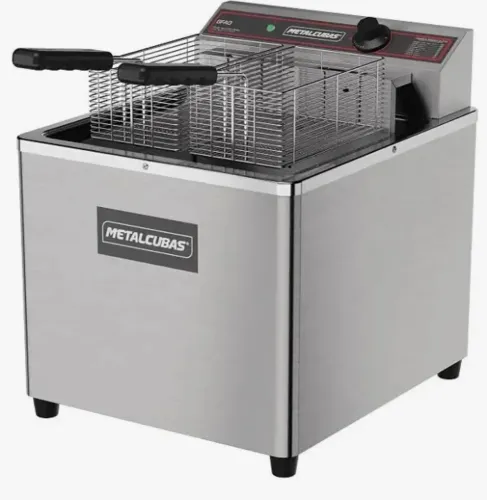 Fritadeira metalcubas 18l água e óleo