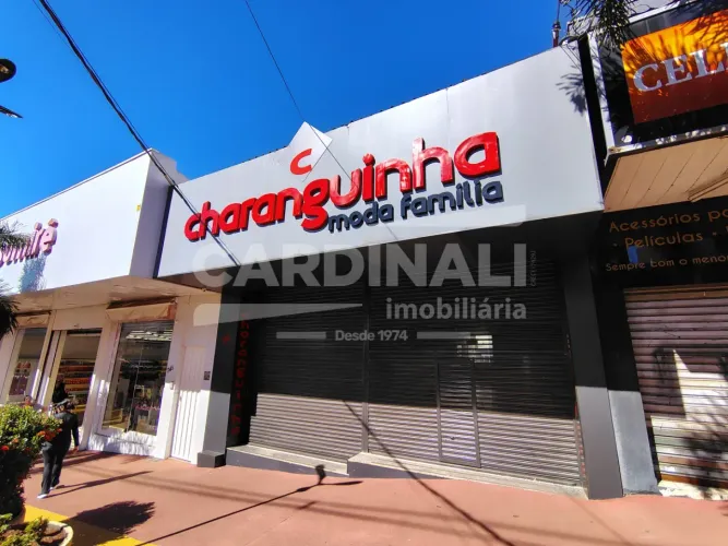 Loja comercial na área comercial da cidade