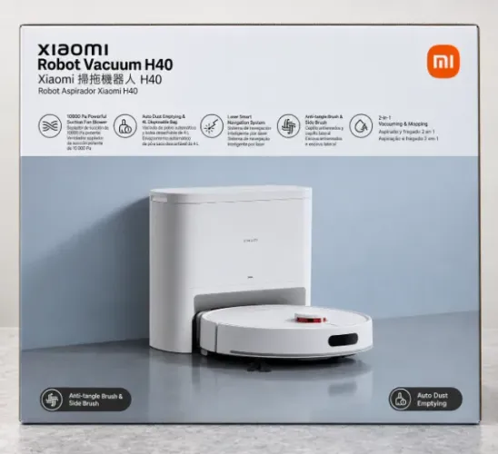 Aspirador Robô Xiaomi Mi Robot Vacuum H40 OV51 220V Branco