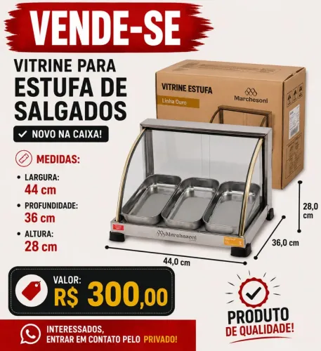 Estufa de salgados