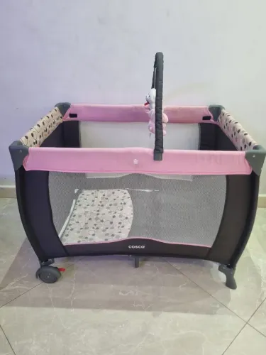 Berço cosco rosa