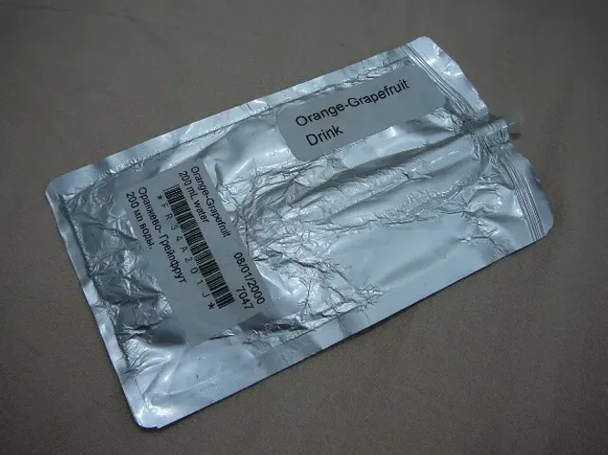 Embalagem comida de astronauta