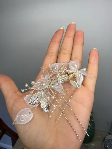 Acessório de noiva para cabelo