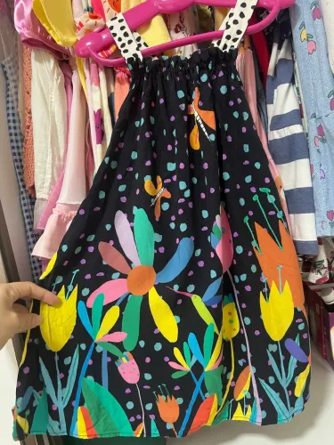 Vestido infantil fábula 3/4 anos
