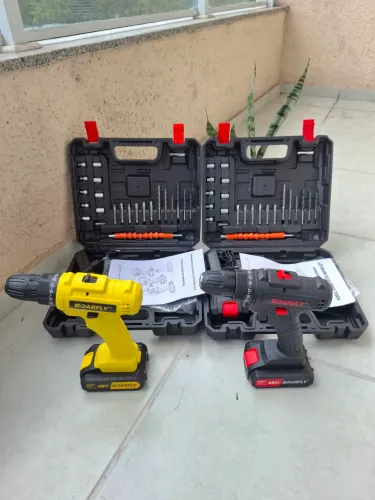 Parafusadeiras Furadeiras Novas 48V com Maleta e Kit Completo