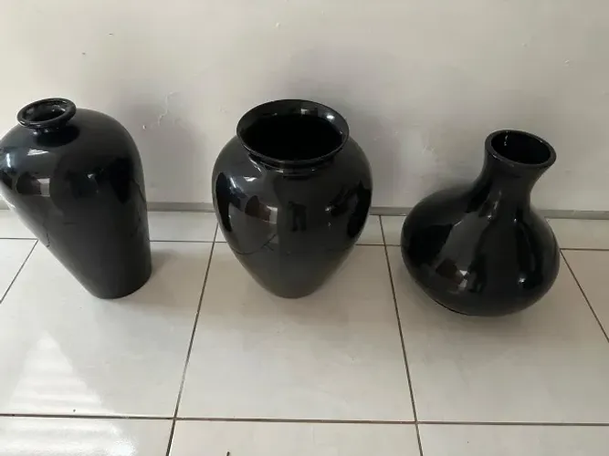 Vasos ornamentais, um charme para seu ambiente! Vendo unidade ou conjunto!