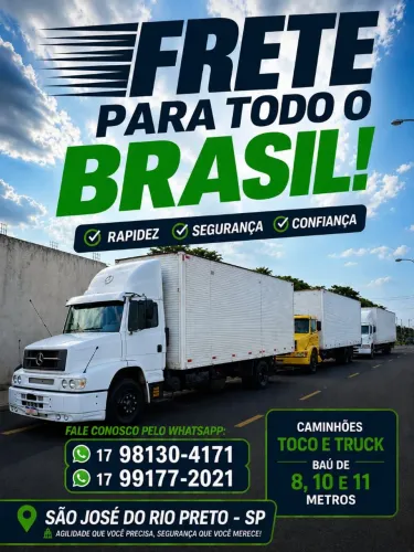Frete caminhão grande 