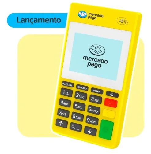 Point Mini 2 Amarela Mercado Pago com Chip