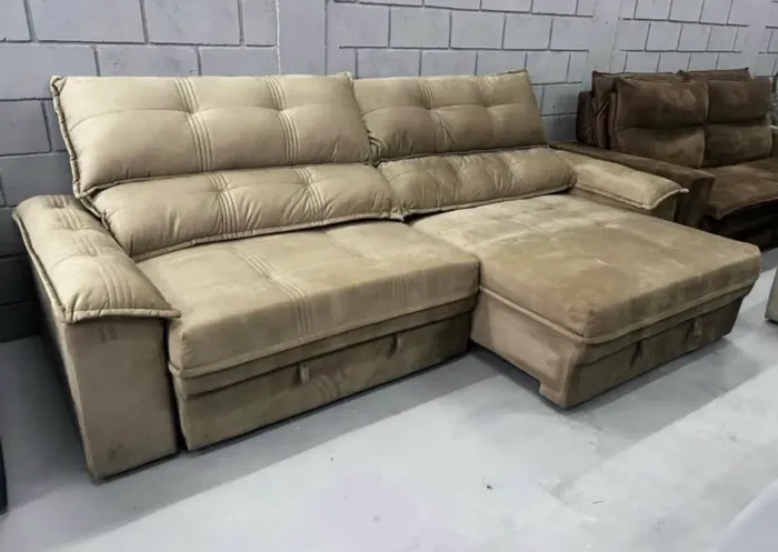 Sofá Retrátil e Reclinável 3.00m MOLAS ENSACADAS ( Direto da Fábrica )