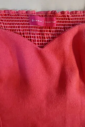 Cropped rosa linho