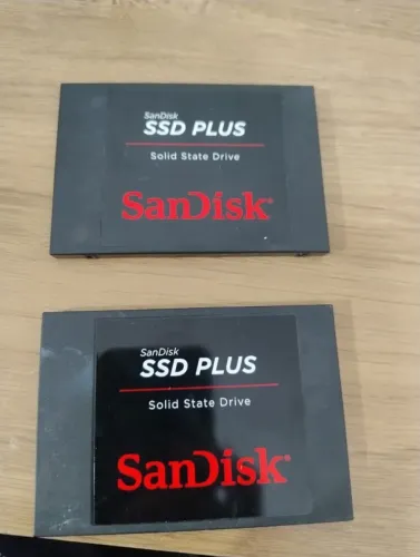SanDisk SSD Plus, 240GB, SATA, Leitura 530MB/s, Gravação 440MB/s, SDSSDA-240G-G26, Preto