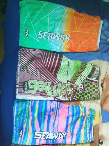 bermudas seaway e cyclone veludo originais semi novas 