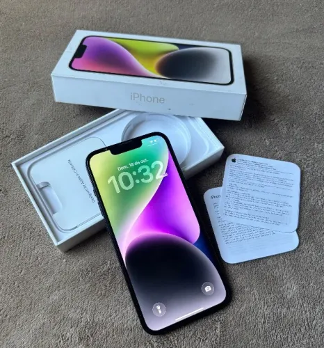 Iphone 14 Midnight - 128GB | Impecável + Caixa