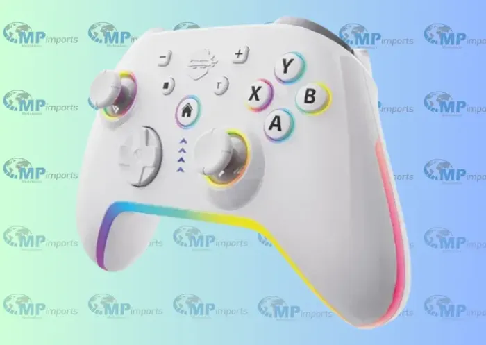 Loja MP Imports: Controle Gamer Ninja Sword, RGB, Bluetooth, PC, Android, iOS, Switch