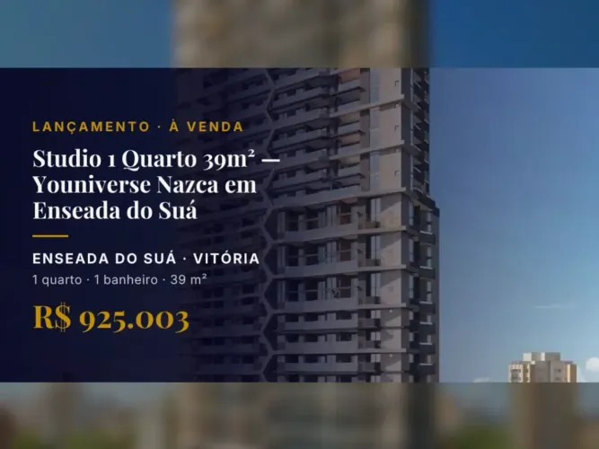 Enseada do Suá: Seu Estilo de Vida Dinâmico Começa Neste Studio!