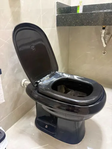 vaso sanitário Preto