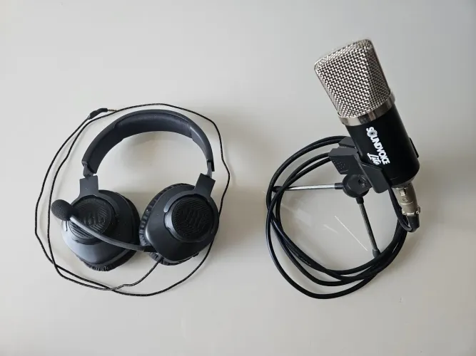 Headset JBL + Microfone Profissional