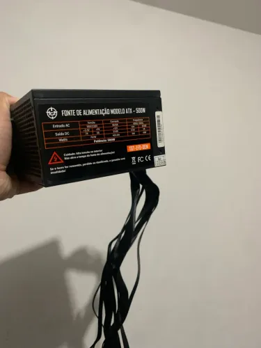 fonte de alimentação para computador (PC) da marca TGT, modelo Enfield 500W (TGT-EFD-OEM)