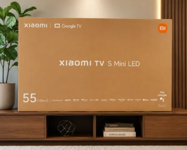 Smart TV Xiaomi TV S Mini LED 2025 L55MA-SPLEA 55" 4K Ultra HD Google TV