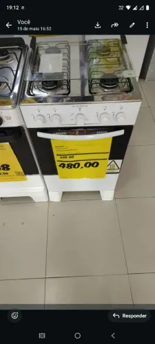Fogão para cozinha