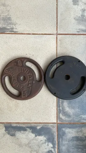 2 anilhas de 10kg