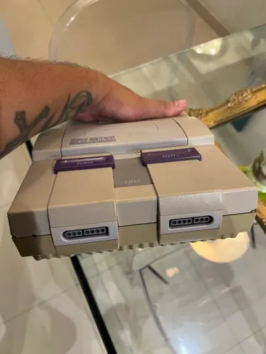Super Nintendo 001 com defeito