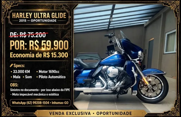 Harley ultra glide 2015