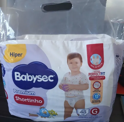 Fralda Babysec Premium - Shortinho