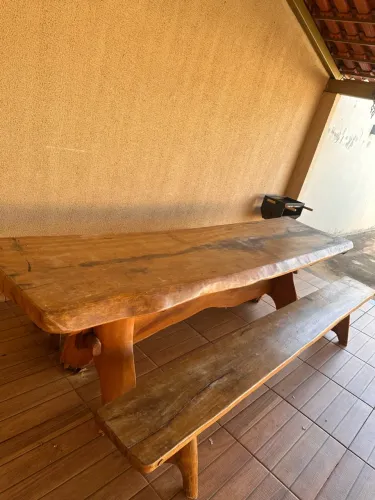 Mesa madeira 2metros 