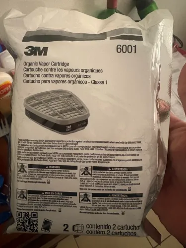Cartucho para máscara química 3M 6001 classe 1