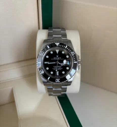 Rolex Submariner Preto 41mm Linha Prem AAA+ Vidro Safira Aço 904L