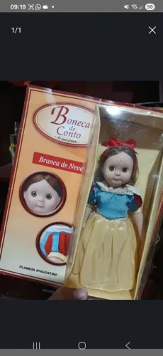 Branca de neve porcelana