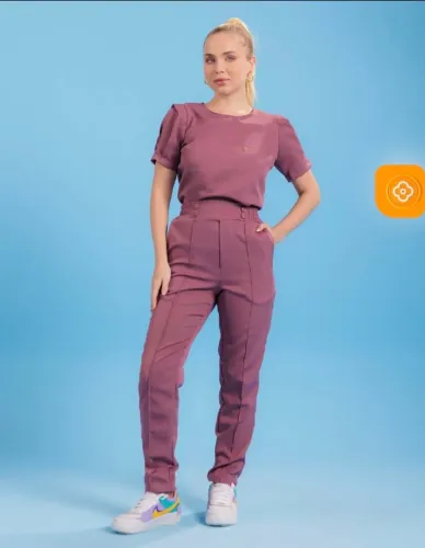 Calça (Scrub) Dra. Charm Lilás (M)