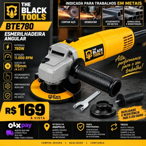 ESMERILHADEIRA Black Tools - NOVA