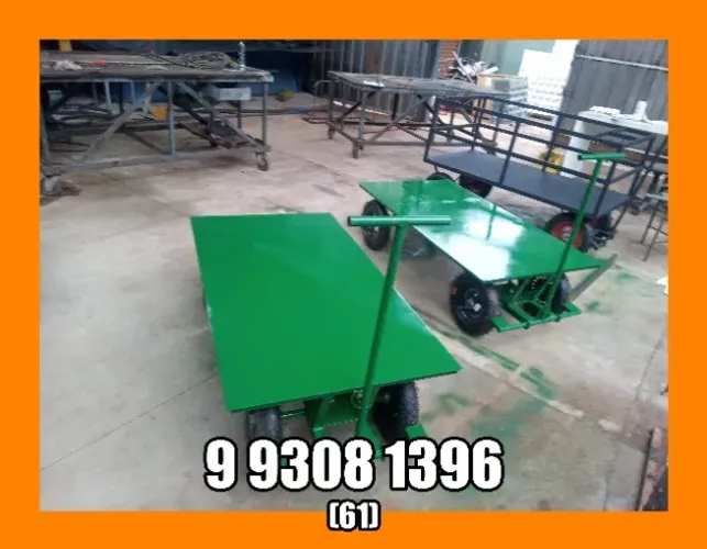 Carro Plataforma novo 400kg - aceito cartao em 12x