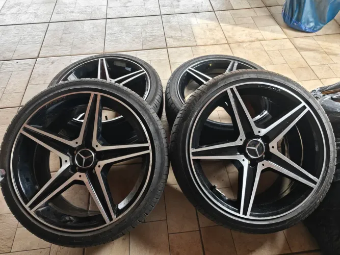Jogo de Rodas AMG Mercedes Aro 19 + Pneus Runflat