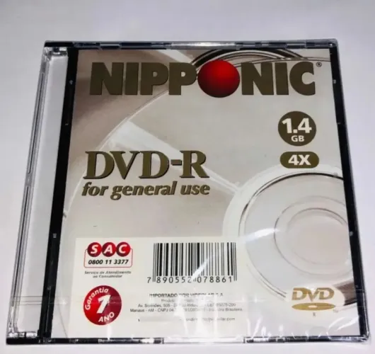 200 Mini Dvd-r Gravável 30 Min 4x