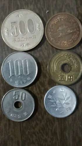 Kits de moedas do Japão,total 39 moedas