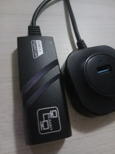 Adaptador RJ-45 + Hub USB 4 portas 3.1