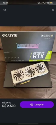 RTX 3070 VISION GIGABYTE