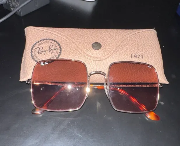 Óculos Rayban Square rosa