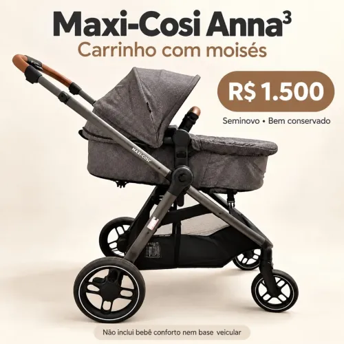 Carrinho Maxi-Cosi Anna³ com moisés