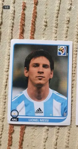 Messi panini copa do mundo 2010