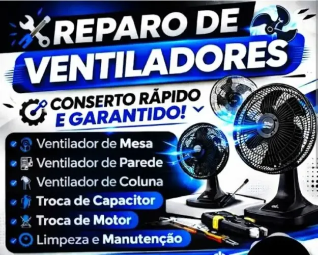 Concerto de ventiladores, chapinha, centrífuga,... em vg (65) 9.9.6.6.0 .5.3.2.2.