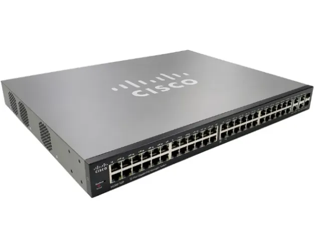 Switch Cisco SG300-52P 52 portas Gigabit PoE+