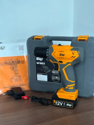 Parafusadeira e Furadeira WAP 12V WF 12K3.2 + Maleta + 11 Acessórios | Pronta Entrega