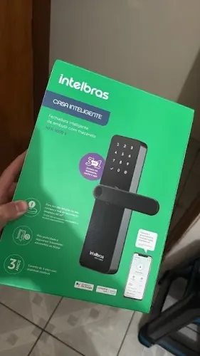 Fechadura Inteligente de Embutir Intelbras com Maçaneta